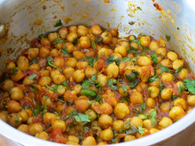 Spicy Chickpeas myfavouritepastime.com