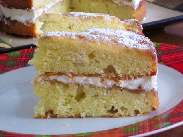 Apple Cake With Cream Filling myfavouritepastime.com Apple Cake With Cream Filling