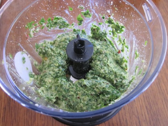 Arugula Cilantro Parsley Pesto with Walnuts myfavouritepastime.com Arugula Cilantro Parsley Pesto with Walnuts myfavouritepastime.com