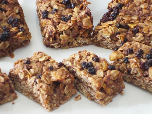 Chocolate Honey Oat Bars myfavouritepastime.com