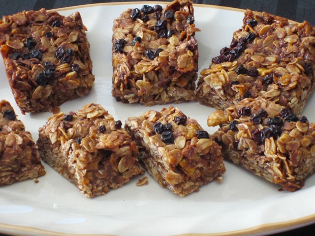 Chocolate Honey Oat Bars myfavouritepastime.com