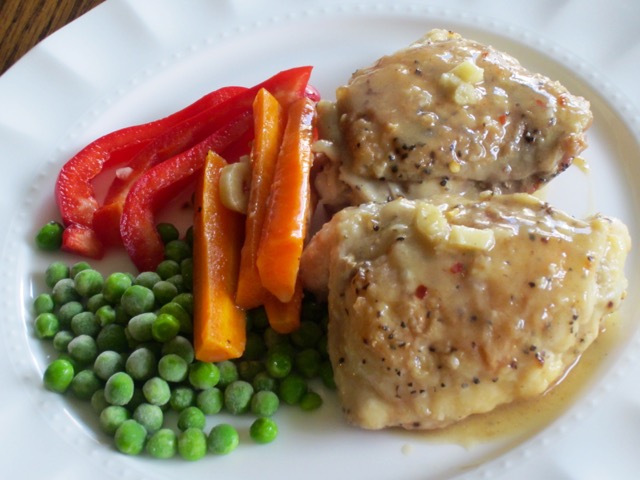 Chicken in White Wine Sauce myfavouritepastime.com