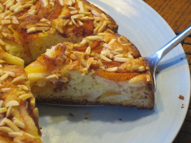 Peach and Almond Cake myfavouritepastime.com