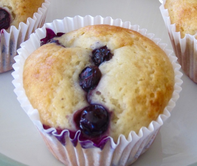 Blueberry Banana & Vanilla Muffins myfavouritepastime.com