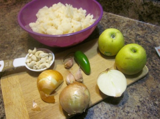 Cream of Cauliflower and Apple Soup myfavouritepastime.com