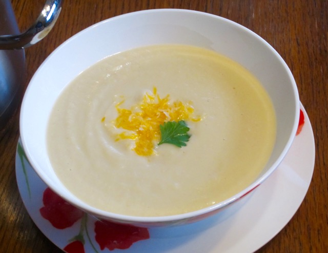 Cream of Cauliflower and Apple Soup myfavouritepastime.com