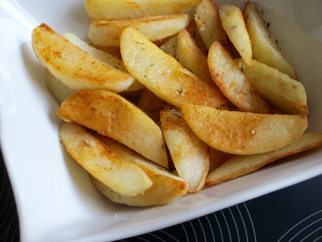 Fried Potato Wedges myfavouritepastime.com