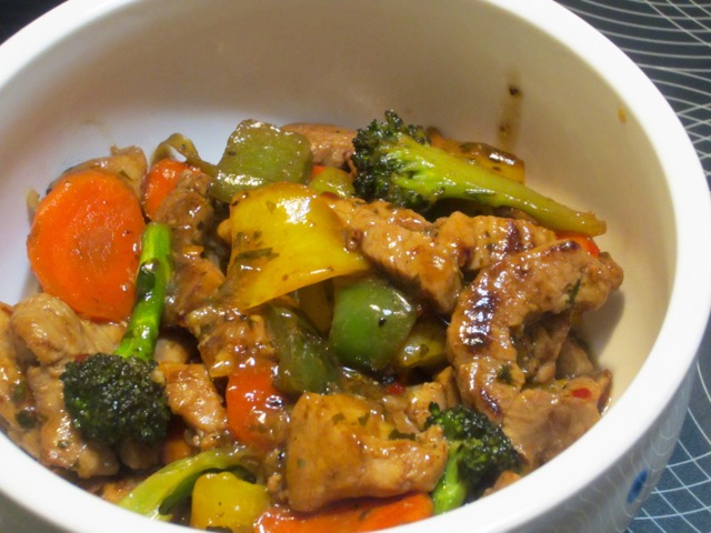 Pork Stir Fry with Lemon and Coriander myfavouritepastime.com