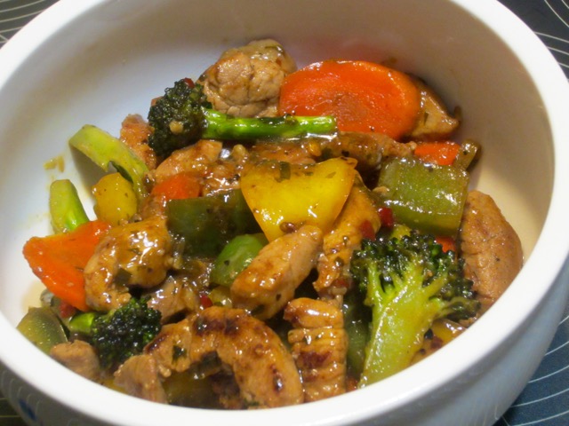 Pork Stir Fry with Lemon and Coriander myfavouritepastime.com