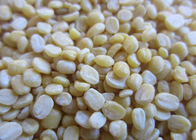 Green Gram (Mung, Moong dal) hulled, split and washed