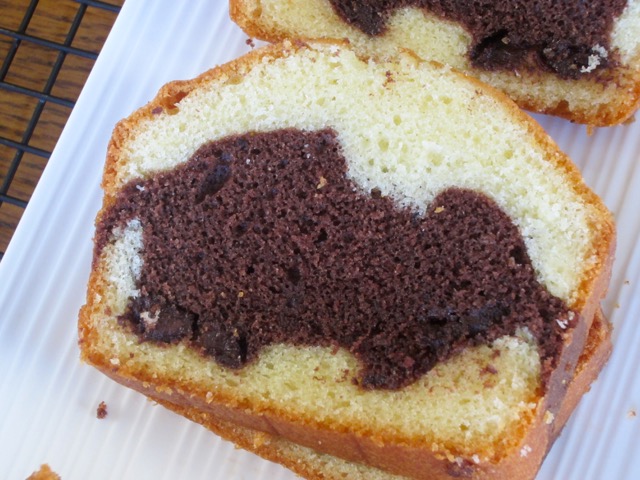 Marble Cake with Chocolate Chips myfavouritepastime.com