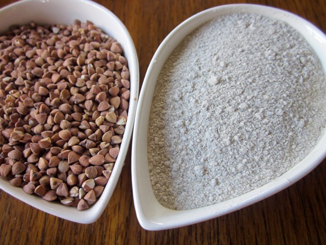 Kasha (Whole, Toasted Buckwheat Groats) and Light Buckwheat Flour.