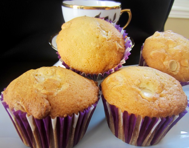 Coconut and White Chocolate Chip Muffins myfavouritepastime.com