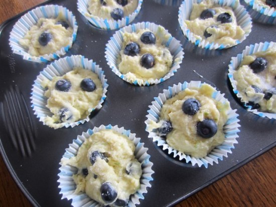 Lime Blueberry Muffins myfavouritepastime.com