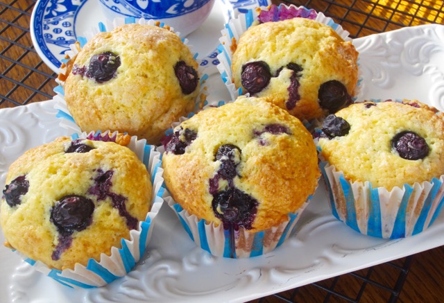 Lime Blueberry Muffins myfavouritepastime.com