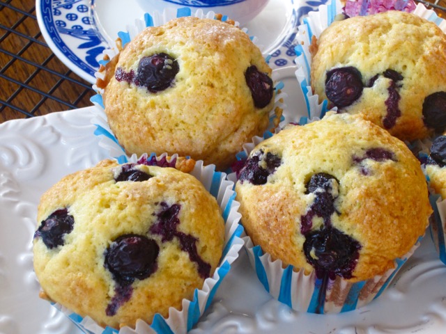 Lime Blueberry Muffins myfavouritepastime.com