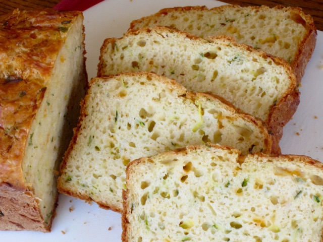 Savoury Zucchini Green Onions and Cheese Bread myfavouritepastime.com