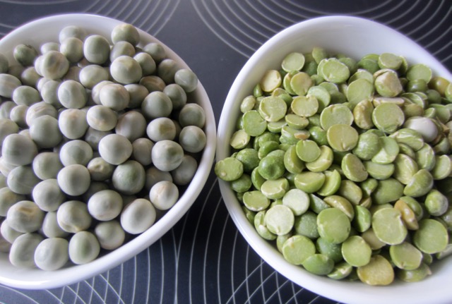 Whole Green Plea and Split Green Pea (Pisum sativum) Field Pea myfavouritepastime.com