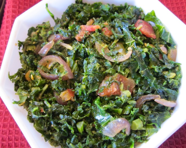 Sautéed Kale with Coconut Milk myfavouritepastime.com