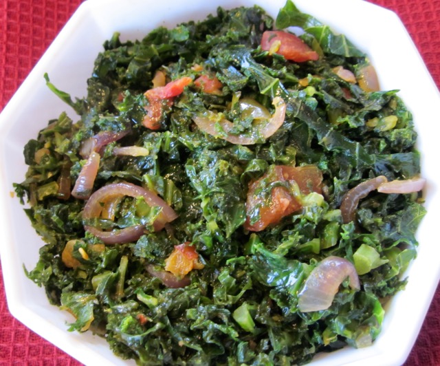 Sautéed Kale with Coconut Milk myfavouritepastime.com