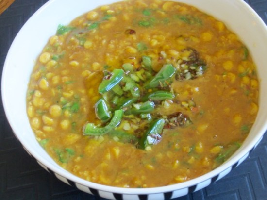Chana Dal Soup (Split Chickpea Soup) myfavouritepastime.com