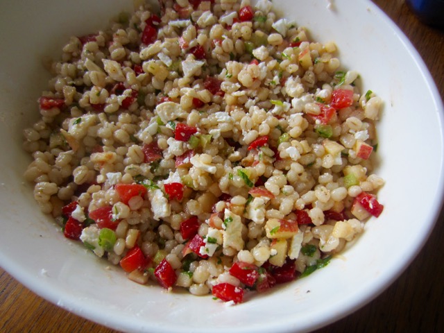 Pearl Barley Tomato and Apple Salad myfavouritepastime.com
