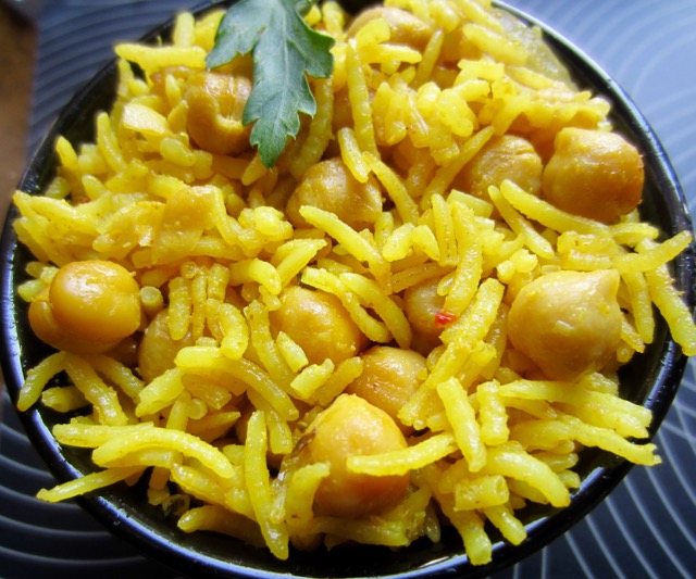 Chickpea Coconut Rice myfavouritepastime.com