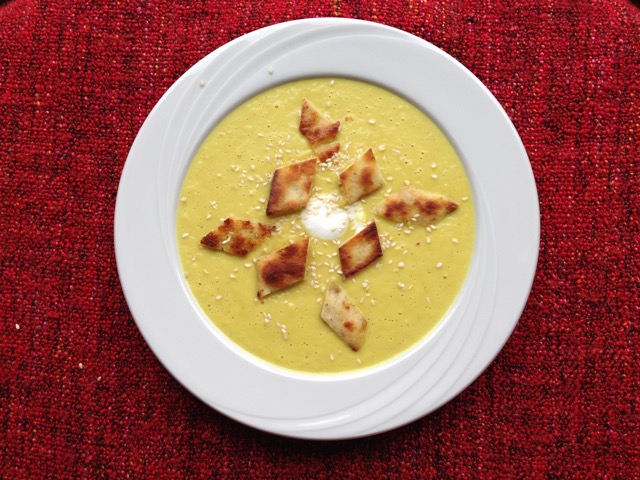 Spiced Parsnip Soup myfavouritepastime.com