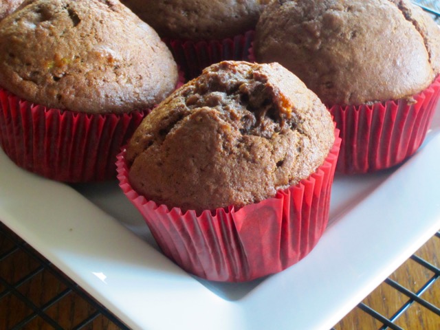 Chocolate Banana Muffins myfavouritepastime.com
