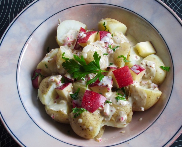 Apple Potato Salad myfavoritepastime.com