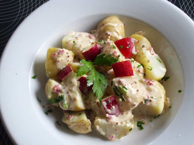 Apple Potato Salad myfavoritepastime.com