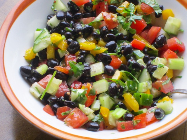 Black Bean Salad myfavouritepastime.com