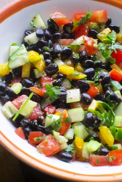 Black Bean Salad myfavouritepastime.com