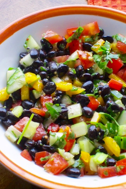 Black Bean Salad myfavouritepastime.com