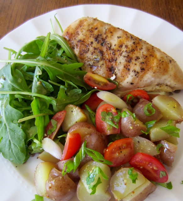 Chicken with Potato Salad myfavouritepastime.com