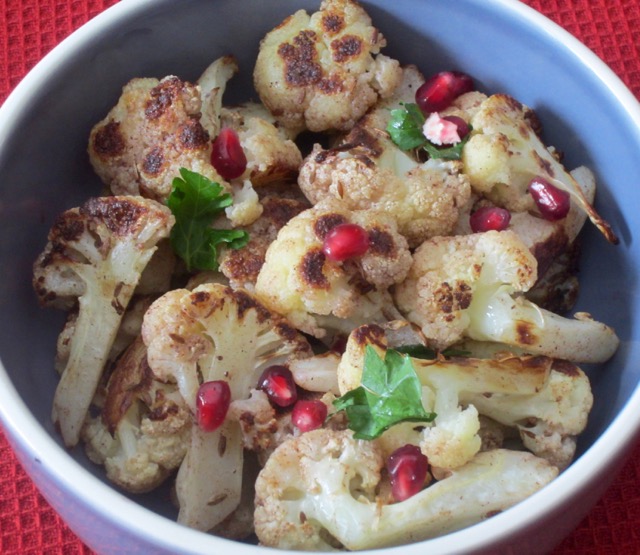 Quick Cumin Roasted Cauliflower myfavouritepastime.com