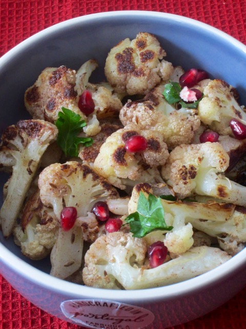 Cumin Roasted Cauliflower myfavouritepastime.com