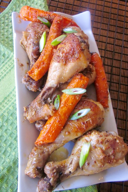 Rosemary Lemon and Mustard Chicken Drumsticks myfavouritepastime.com