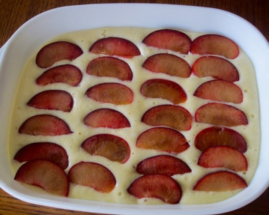 French Plum Clafoutis myfavouritepastime.com