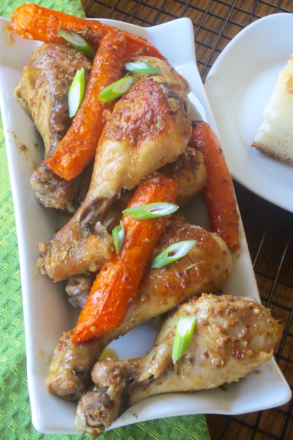 Rosemary Lemon and Mustard Chicken Drumsticks myfavouritepastime.com