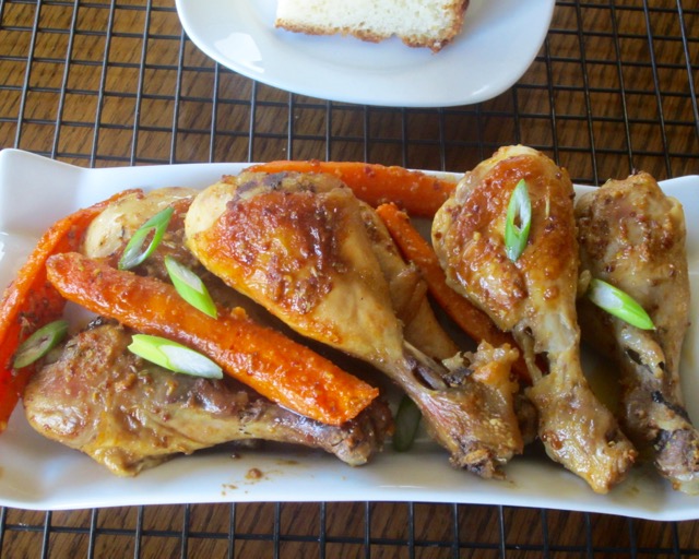 Rosemary Lemon and Mustard Chicken Drumsticks myfavouritepastime.com