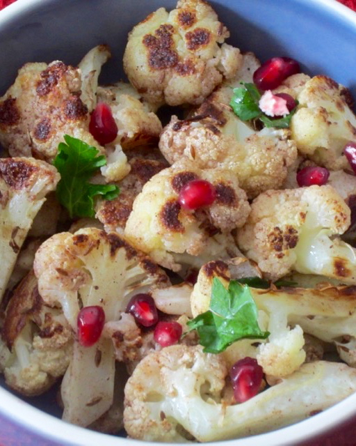 Quick Cumin Roasted Cauliflower myfavouritepastime.com