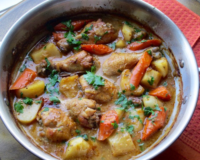 White Wine Chicken Stew myfavouritepastime.com