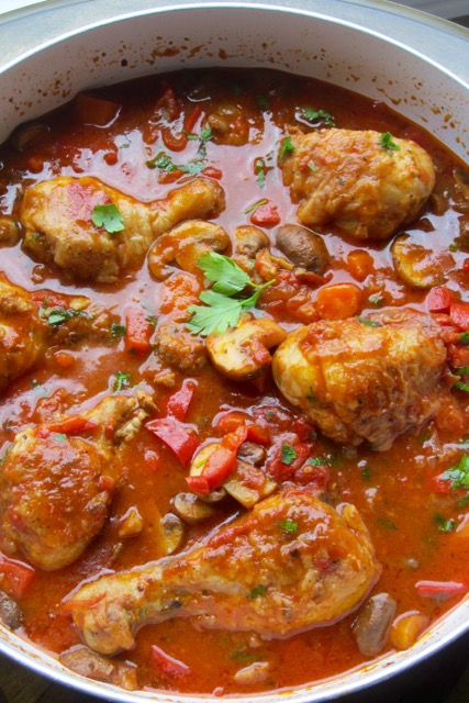 Chicken Cacciatore myfavouritepastime.com