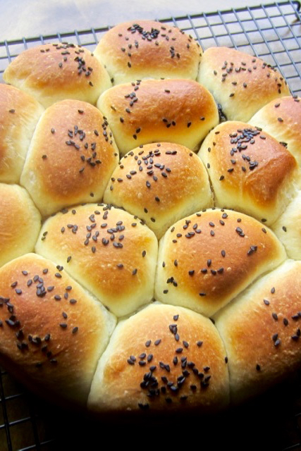 Sesame Filled Buchty (Sweet Buns) myfavouritepastime.com